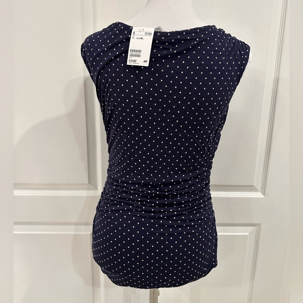 NWT H&M Cowl Neck Sleeveless Blouse - Picture 6 of 12